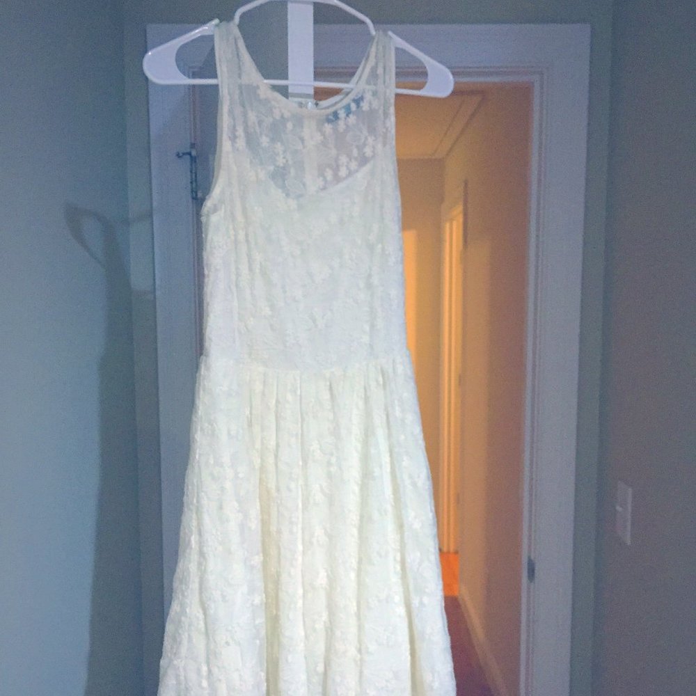 Eva Franco White Spring Dress